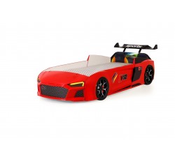 Arabalı Yatak Kırmızı V12 Audi