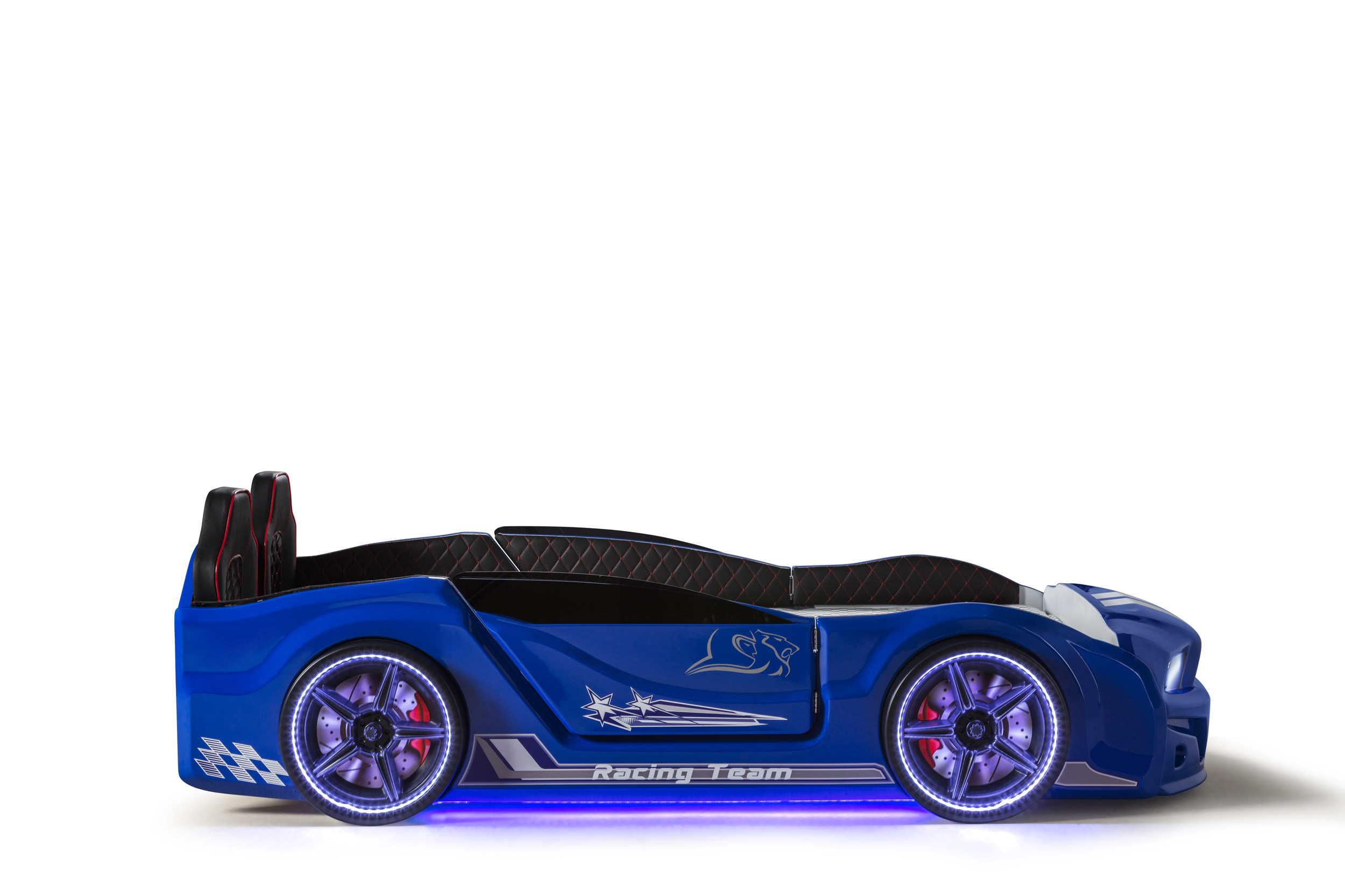 Kapilari Acilan Mavi Arabali Yatak Mustang